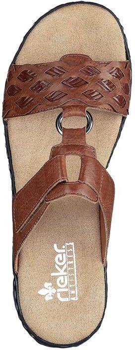 Rieker Heren Cognac Synthetische Slipper Brown Heren - Foto 9