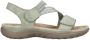 Rieker Sandalen zomerschoen sandaal sleehak met elastieken - Thumbnail 3