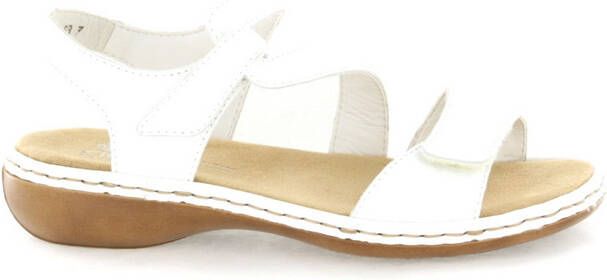 Rieker Sandaal 659C7-80 Wit Zacht Voetbed - Foto 6
