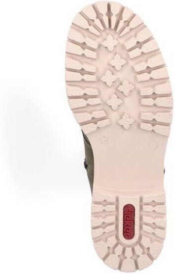 Rieker Groene veterschoen met teddyvoering Groen Dames - Foto 4