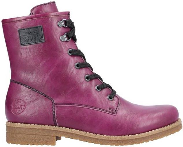 Rieker Paarse Veterboot voor Dames Purple Dames - Foto 4
