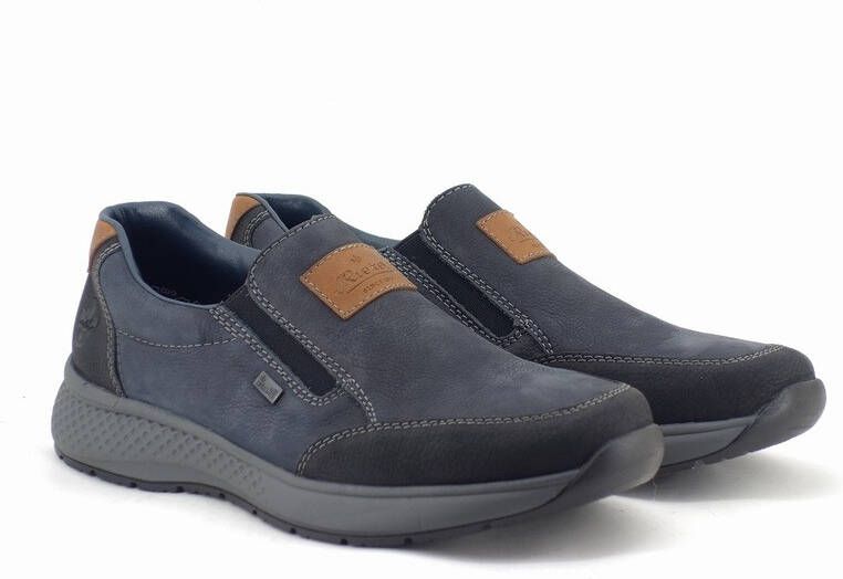 Rieker Waterafstotende instappers Blue Heren - Foto 10