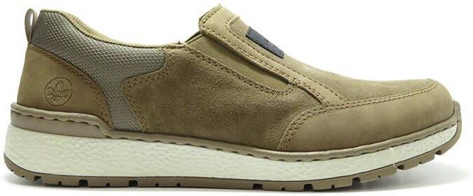 Rieker Instapper taupe Textiel Heren - Foto 4