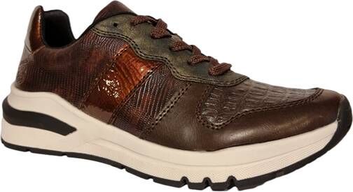 Rieker Sneakers met sleehak met gestempeld oppervlak - Foto 3