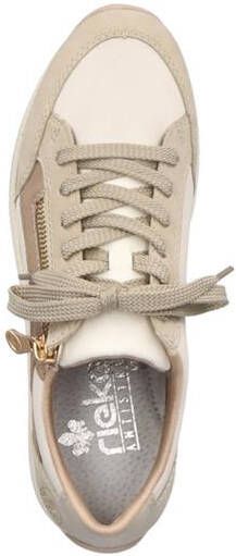Rieker Beige en parelgrijze sneaker met stippenpatroon Multicolor Dames - Foto 11