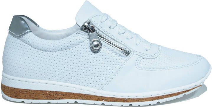 Rieker dames sneaker Wit - Foto 3
