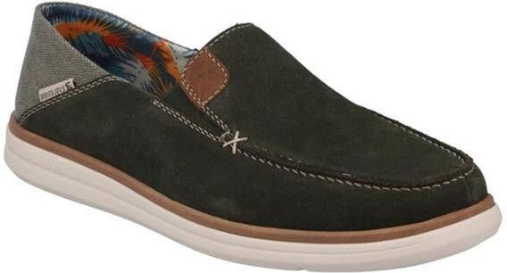 Rieker Stijlvolle groene suède loafers - Foto 4