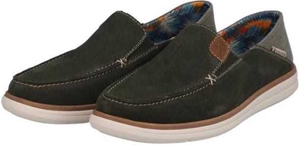 Rieker Stijlvolle groene suède loafers - Foto 3