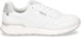 Rieker Witte Stoffen Sneakers Modieuze Schoenen voor Vrouwen White Dames - Thumbnail 3