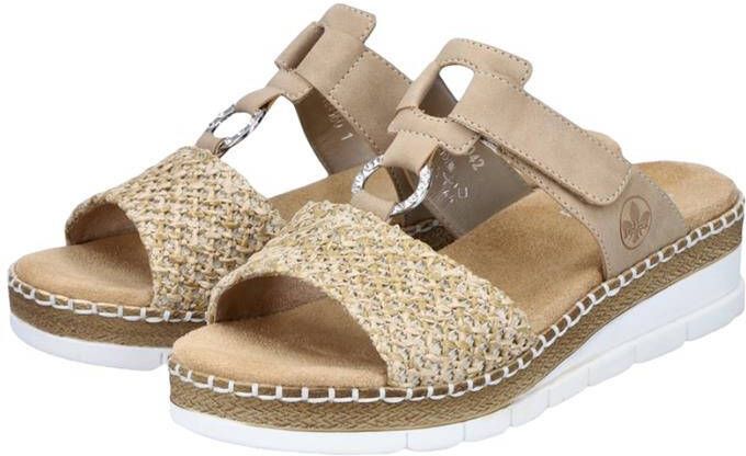 Rieker Dames schoenen V1243 60 Beige - Foto 8