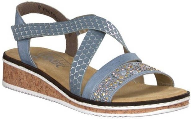 Rieker Sandaaltjes met kleine stretchinzet - Foto 3