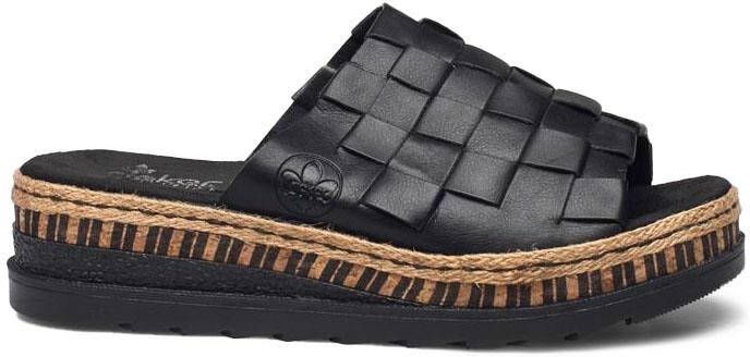 Rieker Slippers in trendy vlecht-look - Foto 3
