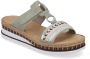 Rieker Slippers sleehak zomerschoen pantoffels met decoratieve kralen - Thumbnail 5
