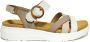 Rieker Antistress leren sandalen kaki multi - Thumbnail 4