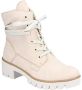 Rieker Beige Bikerboot Jaarrond Draagbaar Zachte Voering Rits & Vetersluiting Beige Dames - Thumbnail 4