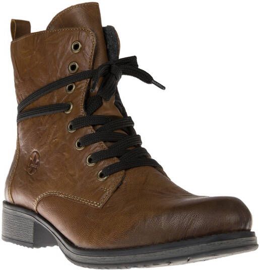 Rieker Bruine Cognackleurige Veterschoen voor Dames Brown - Foto 4