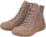 Rieker Comfortabele Taupe Veterschoen voor Dames Bruin Dames - Thumbnail 3