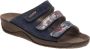 Rohde Dames Slipper -1932-55 Jeansblauw Multi - Thumbnail 3