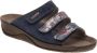 Rohde Dames Slipper -1932-55 Jeansblauw Multi - Thumbnail 3