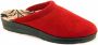 Rohde Pantoffels Rood Synthetisch 272226 Dames - Thumbnail 3