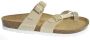 Rohde Teenslippers Dames Zacht Voetbed Beige Lak - Thumbnail 2