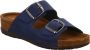 Rohde 5856-56 Dames Slippers Blauw - Thumbnail 3