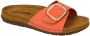 Rohde Slippers Rodigo Zomerschoen slippers strandschoen badschoen met leren zacht voetbed - Thumbnail 4
