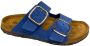 Rohde 5879 54 Petrol-lederen slippers- slippers - Thumbnail 3