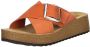 Rohde 6210 Volwassenen Dames slippers Oranje - Thumbnail 10