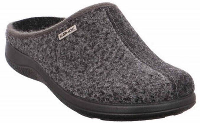 Rohde Pantoffels Open Pantoffels Open donkergrijs - Foto 17