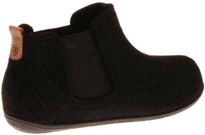 Rohde Pantoffels zwart Vilt Dames - Foto 3