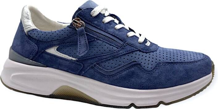 Gabor Dames Sneakers 86.896.26 Rolling Soft Blauw - Foto 10