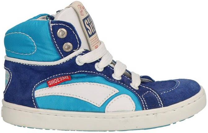 Shoesme Blauw wit Veterboot Sneakers