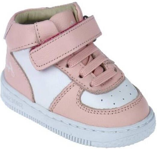 Shoesme Baby Babysneakers Meisjes Pink White Leer - Foto 7