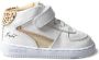 Shoesme Baby Babysneakers white gold Leer - Thumbnail 3