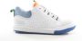 Shoesme EF21S012-A leren sneakers wit blauw - Thumbnail 2