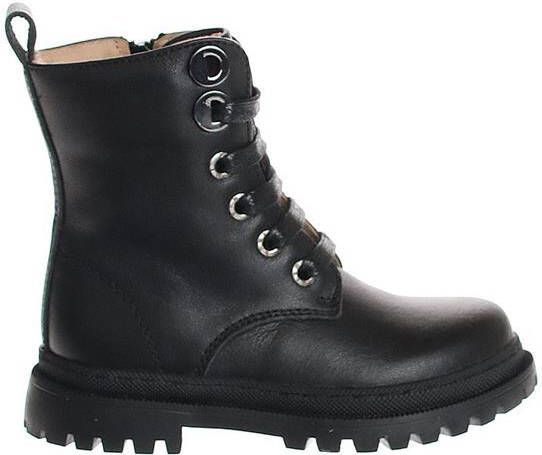 Shoesme Nt21w005 Veterboots Laarzen Met Veters Meisjes Kids Zwart - Foto 16