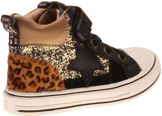 Shoesme Sneakers | | Black Gold | Leer - Foto 5