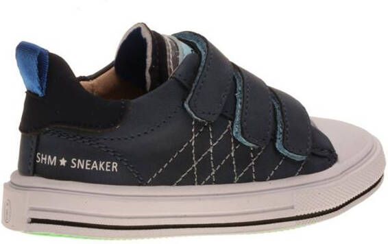 Shoesme Sneakers Jongens Dark Blue Leer - Foto 2