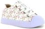 Shoesme SH22S002-A leren sneakers met bloemenprint wit Meisjes Leer Bloemen 21 - Thumbnail 4