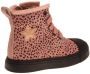 Shoesme leren sneakers met allover print roze Meisjes Leer All over print 22 - Thumbnail 4