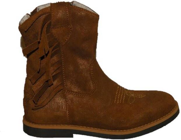 Shoesme SI22W059-C~~~~~~~~~~~~~~~~~~~~ MeisjesLaarzenKinderlaarsjes Cognac - Foto 3
