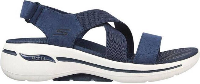 Skechers Go Walk Arch Fit Sandalen Dames Blauw - Foto 3