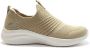 Skechers Beige Slip-On Stretch Fit Sneakers Beige Dames - Thumbnail 2