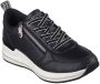 Skechers Stijlvolle Stoffen Sneakers voor Vrouwen Zwart Dames - Thumbnail 3