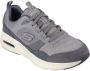 Skechers Grijze Leren Court Sneaker met AirCooled Memory Foam Gray Heren - Thumbnail 3