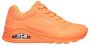 Skechers Stijlvolle Oranje Synthetisch Leren Sneakers Roze Dames - Thumbnail 2