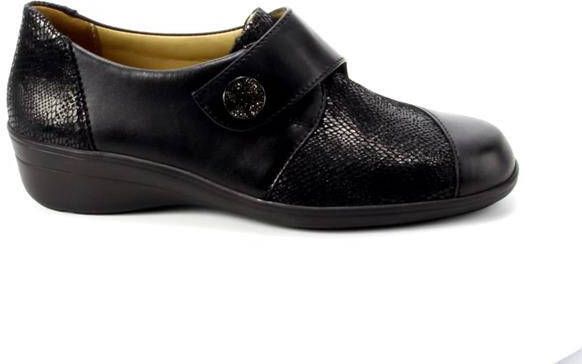 Solidus Zwarte Klittenbandschoenen Hedda Wijdte F - Foto 2