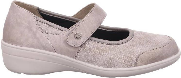 Solidus Solid 20715 Lichtgrijze bandschoen met klittenband sluiting - Foto 3