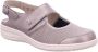 Solidus Solid 40169 Taupe sandalen met stretch en dichte neus wijdte H - Thumbnail 2